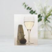 Levensduur van wijn, kaas en vijgen briefkaart (Staand voorkant)