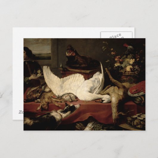 Levensduur van wild en schelpdieren briefkaart (Voorkant / Achterkant)