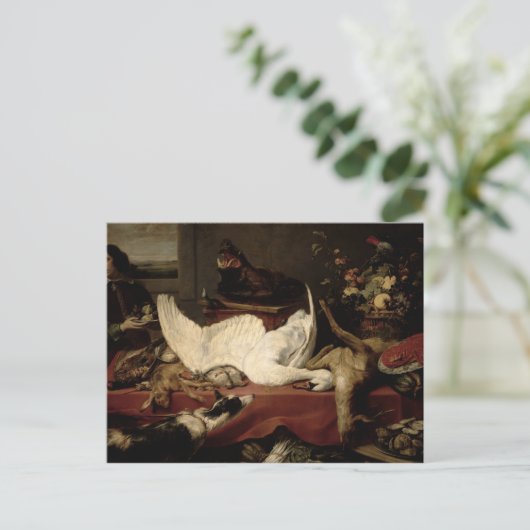 Levensduur van wild en schelpdieren briefkaart (Staand voorkant)