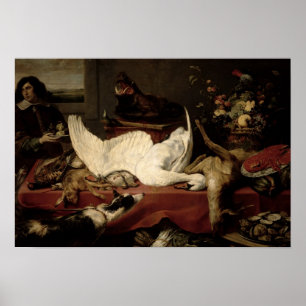 Levensduur van wild en schelpdieren poster