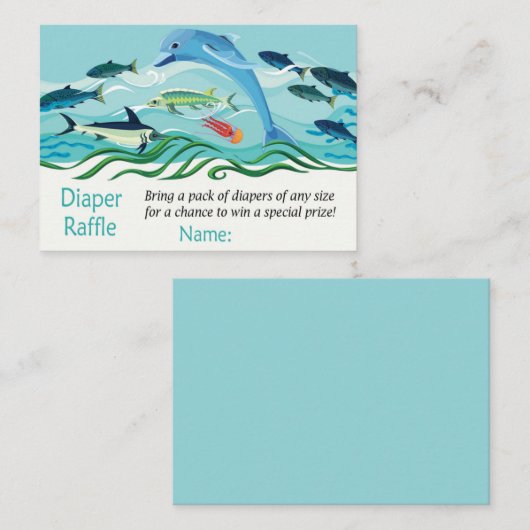 Levensduur van zee Luierritten Plaatskaartje (Voorkant / Achterkant)