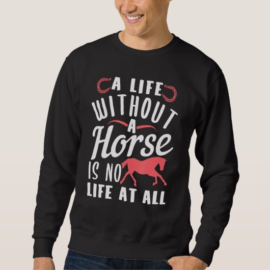 Levensduur voor paarden trui (Voorkant)