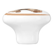 Levensechte Baby keramische knop – Unisex kinderka (Zijkant)