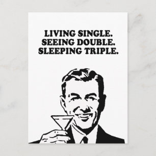 LEVENSENKEL - DUBBEL LIJDEN - DRIEVOUDIGE T- BRIEFKAART