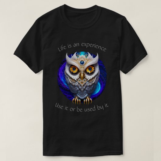 Levenservaring Uil 01 T-shirt (Design voorkant)