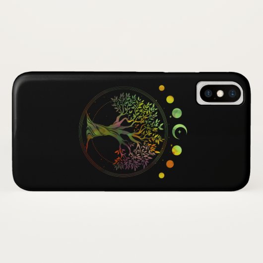 Levensfase van de maan Case-Mate iPhone case (Achterkant (horizontaal))