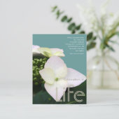 Levensfeest met Inspirerend Quote 1 Kaart (Staand voorkant)