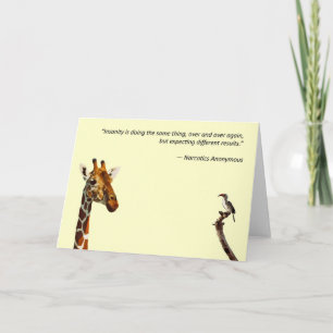 Levensgedachten van Narcotics Anonymous Kaart