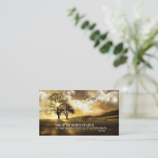 Levensgeheim Visitekaartje (Staand voorkant)