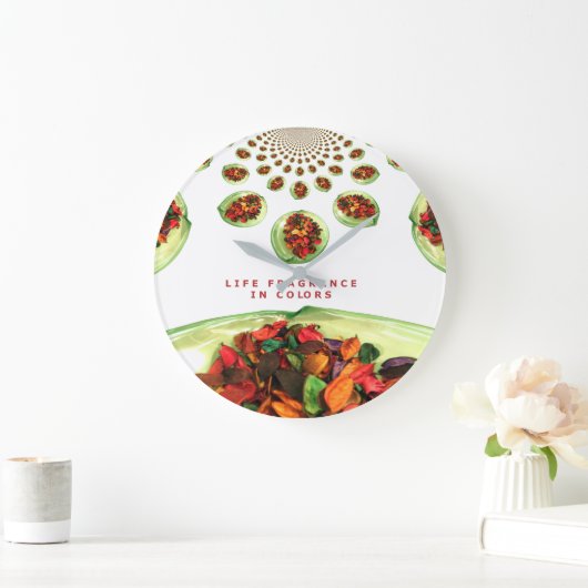Levensgeurstof in kleurpotpourri grote klok (Huis)