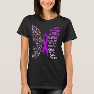 levensgevecht op reis t-shirt