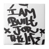 levensgraffiti tegeltje (Voorkant)