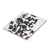 levensgraffiti tegeltje (Zijkant)