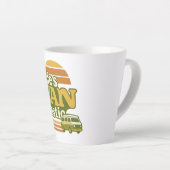 Levensgroot Retro 70s Bus Grafisch Latte Mok (Rechterhoek)