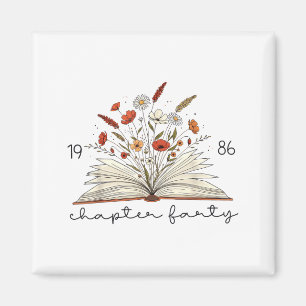 Levenshoofdstuk Veertig 1986 Bloemenboek 40ste ver Magneet