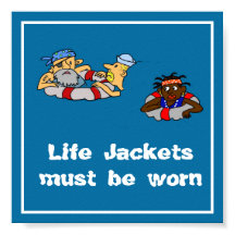 Levensjassen moeten poster dragen