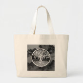 Levenskalmerende boom grote tote bag (Voorkant)