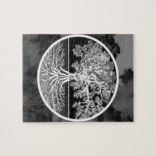 Levenskalmerende boom legpuzzel (Horizontaal)