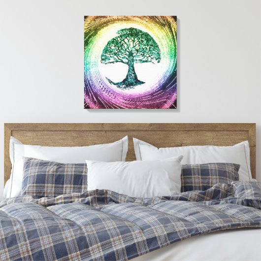 Levenskalmte binnen canvas afdruk (Insitu (Slaapkamer))