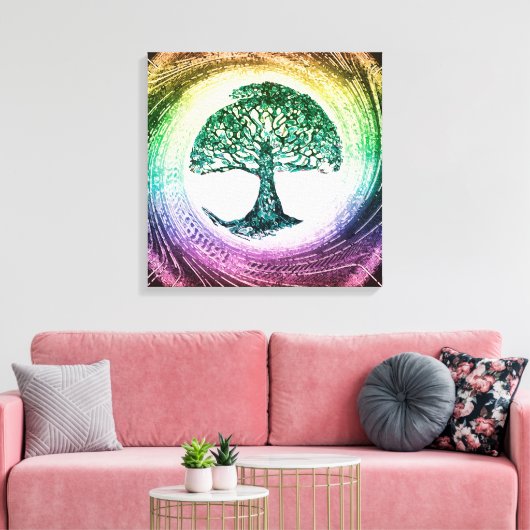 Levenskalmte binnen canvas afdruk (Insitu (Woonkamer))