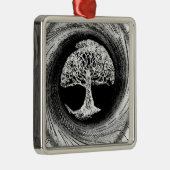 Levenskalmte binnen metalen ornament (Rechts)