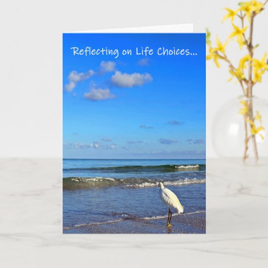 Levenskeuzes Kaart (Gele Bloem)