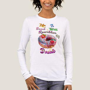 Levenskleren Is Zoet Met Vonken Van Donuts Tri-Blend Shirt
