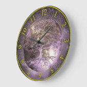 Levensklokken Paars en goud Grote Klok (Hoek)