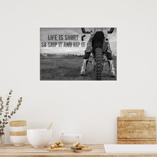 levenskort poster (Keuken)