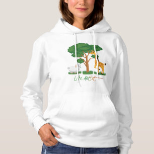 Levenskunstenaar: Grappig Schaap Meme, met Giraffe Hoodie