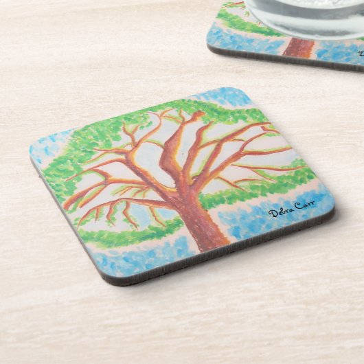 Levenskurkboom, onderzetter (Linkerzijde)