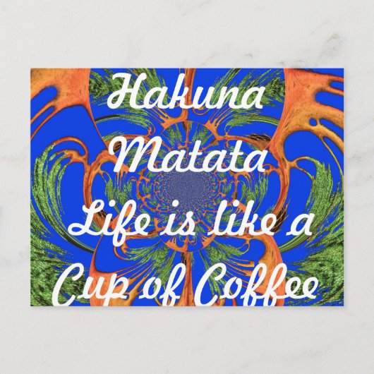 Levenslang aangepast product briefkaart (Voorkant)