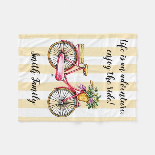 Levenslang avontuurtje Aangepast Fleece Deken (Voorkant (Horizontaal))