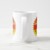 Levenslang Garantie Symbool Jouw naam Jumbo Mok (Achterkant)