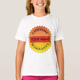 Levenslang Garantie Symbool Jouw naam Kinder Pullo