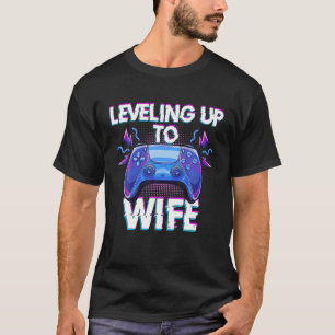 Levenslang huwelijk, gamer, echtgenote, brandweerm t-shirt