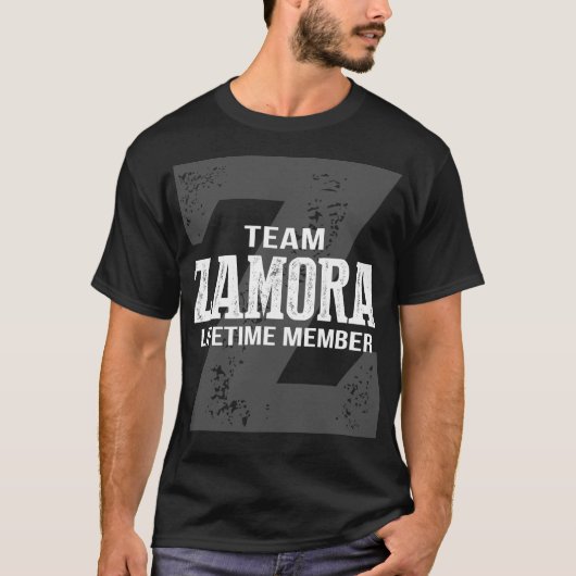 Levenslang lid van Team ZAMORA T-shirt (Voorkant)