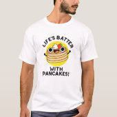 Levenslang met pannenkoeken t-shirt (Voorkant)