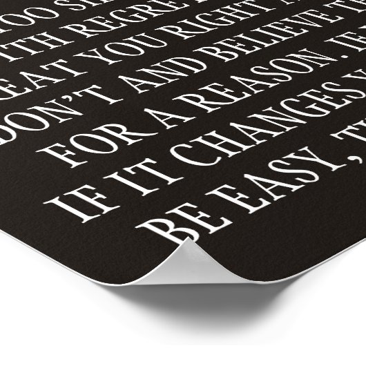 Levenslang Poster (Hoek)