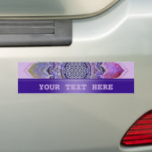Levenslang -  stijlmelkweg 1 bumpersticker (Op auto)