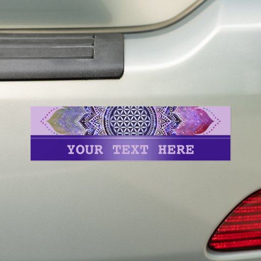 Levenslang -  stijlmelkweg 1 bumpersticker (Op auto)