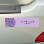 Levenslang -  stijlmelkweg 1 bumpersticker (Op auto)