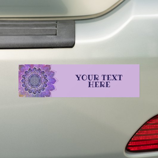 Levenslang -  stijlmelkweg 1 bumpersticker (Op auto)