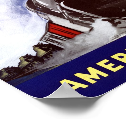 Levenslang van het Poster Nation American Railways (Hoek)