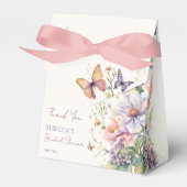 Levenslang van Vlinders bloemenvlees vrijgezellenf Bedankdoosjes (Voorkant Zijde)
