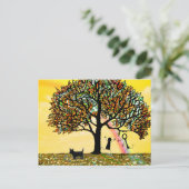 Levenslang vernieuwen briefkaart (Staand voorkant)