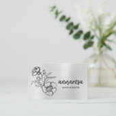 *~* LEVENSLANGE KORTE LOGO VISITEKAARTJE (Staand voorkant)