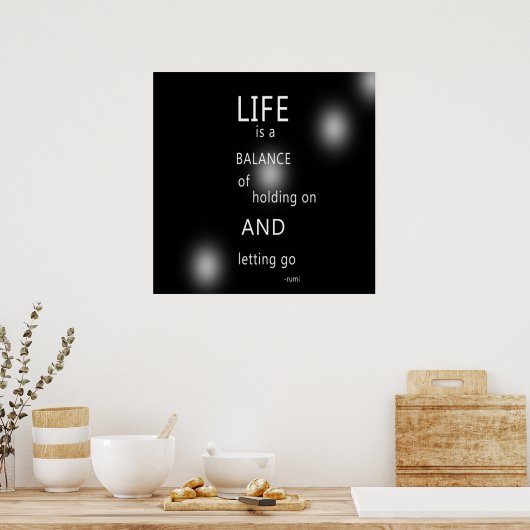 Levenslange offertes poster (Keuken)