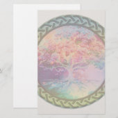 Levenslange overloopstructuur briefpapier (Voorkant / Achterkant)