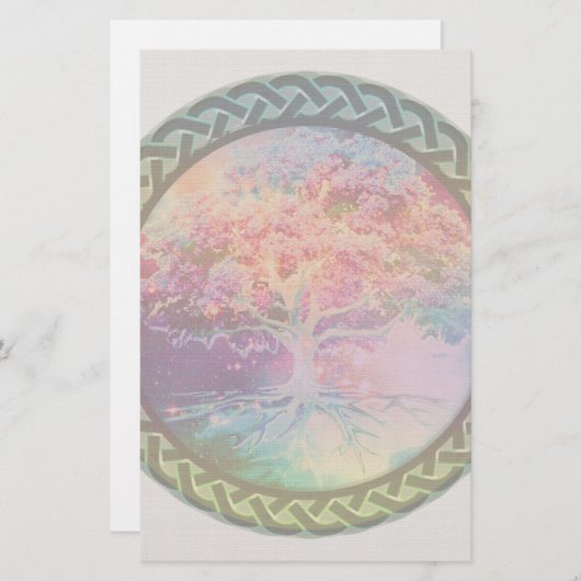 Levenslange overloopstructuur briefpapier (Voorkant / Achterkant)